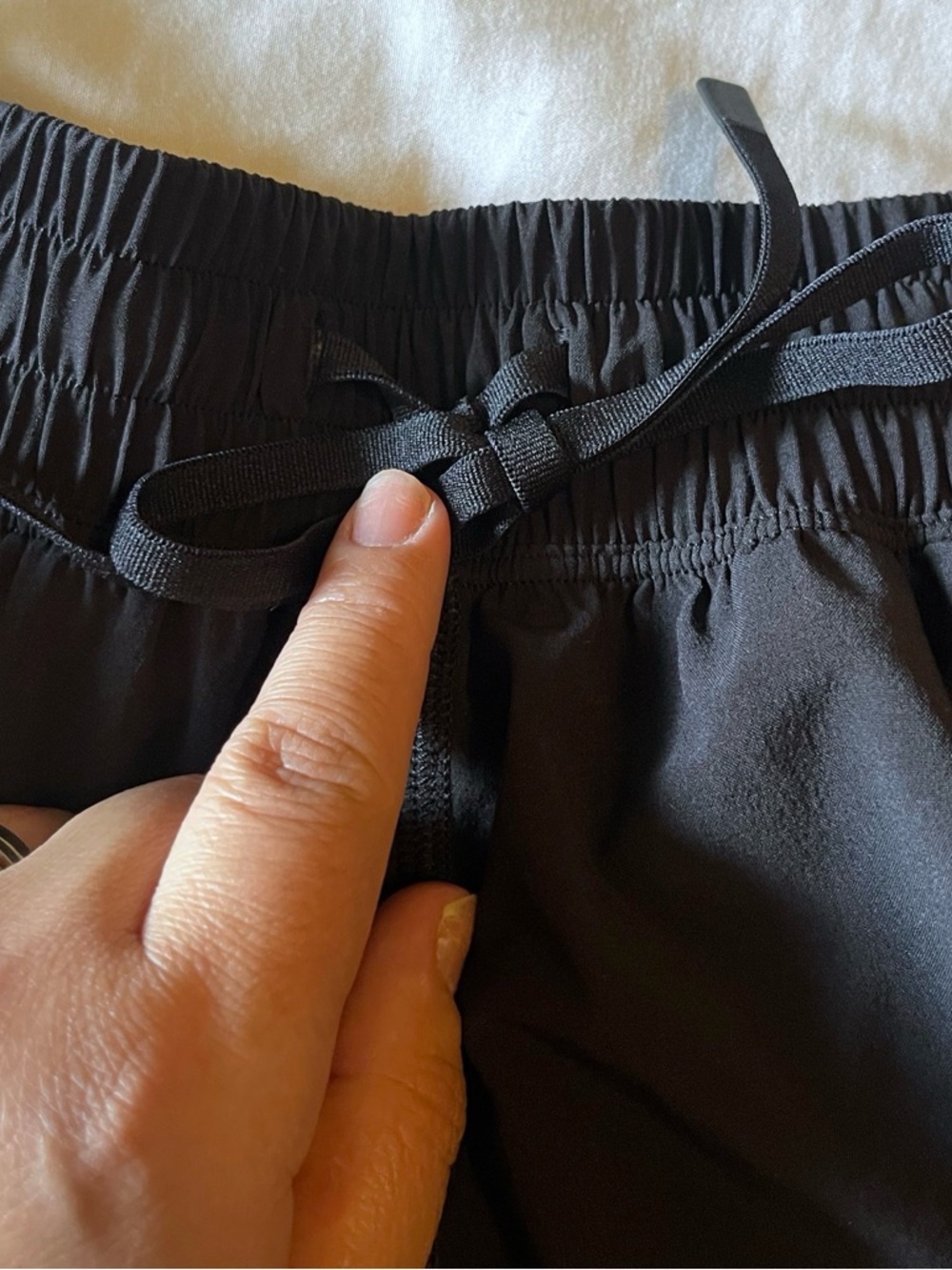 Lululemon Black Side Cinch High Rise Lined Shorts Womens size XXS - Picture 4 of 11